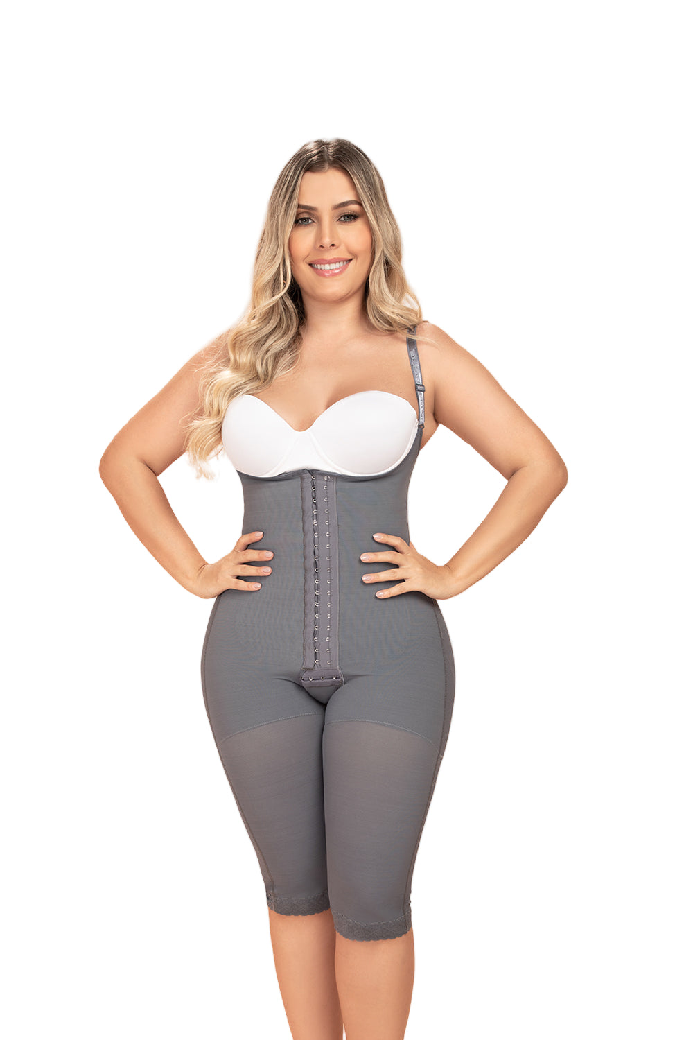 FAJA LARGA 076A LYCRA - ALTA COMPRESIÓN, TANGA PERINEAL, ESPALDA ALTA