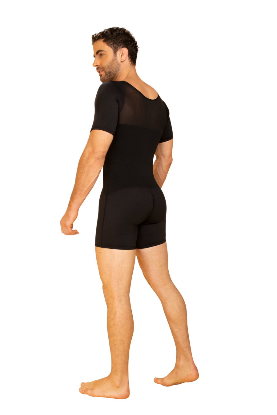 FAJA MASCULINA CORTA 084 - ALTA COMPRESIÓN, CON MANGAS