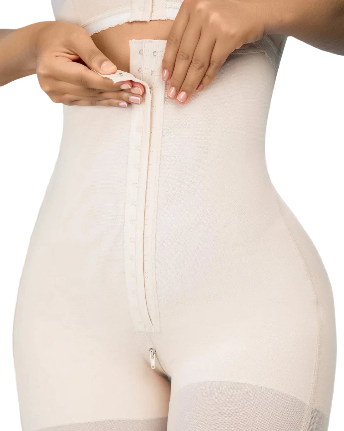 FAJA LARGA 062 - ALTA COMPRESIÓN, CON BRASIER FRONTAL DESPRENDIBLE