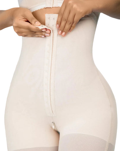 FAJA LARGA 062 - ALTA COMPRESIÓN, CON BRASIER FRONTAL DESPRENDIBLE