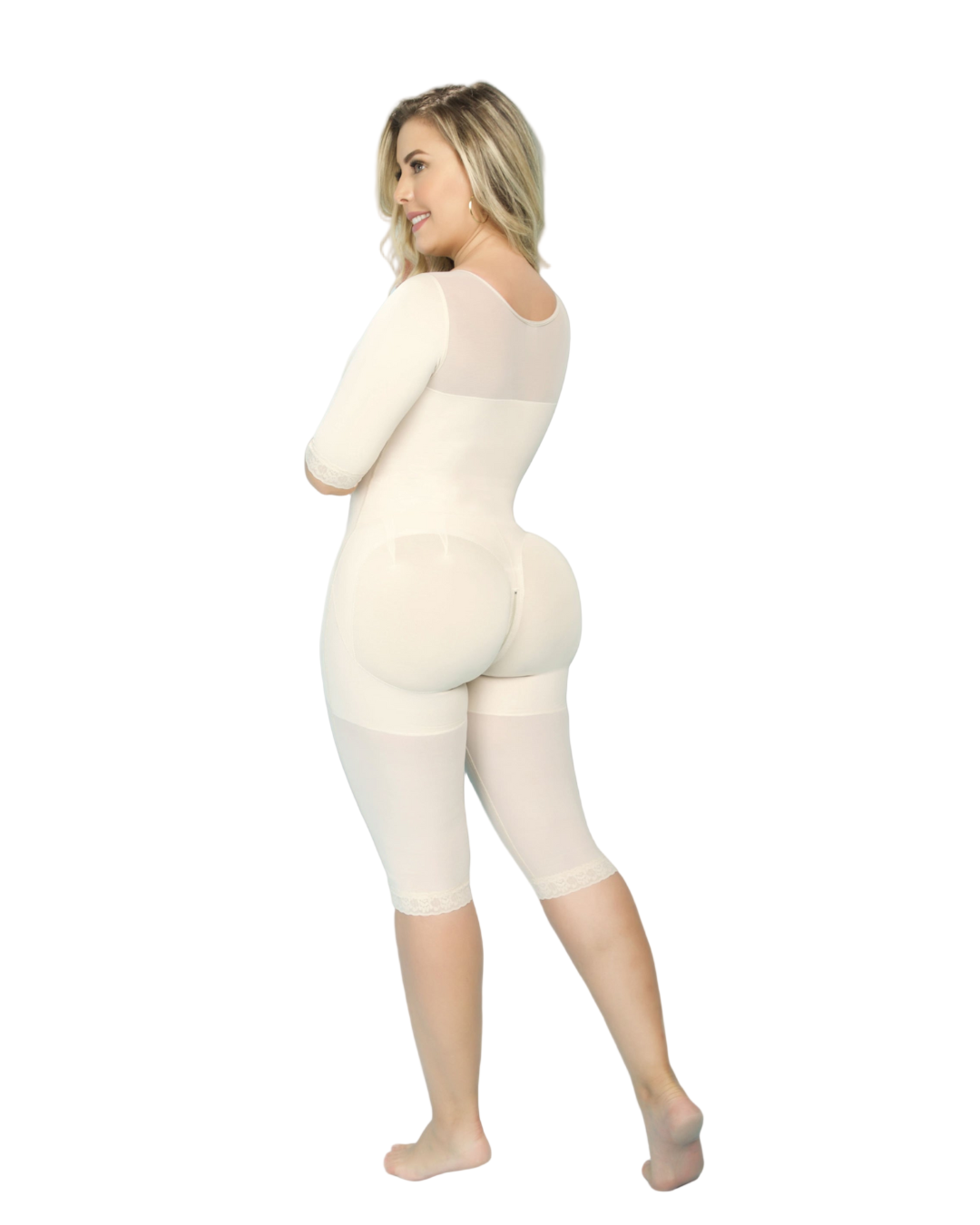 FAJA LARGA 066 - ALTA COMPRESIÓN, CON BRASIER Y MANGAS