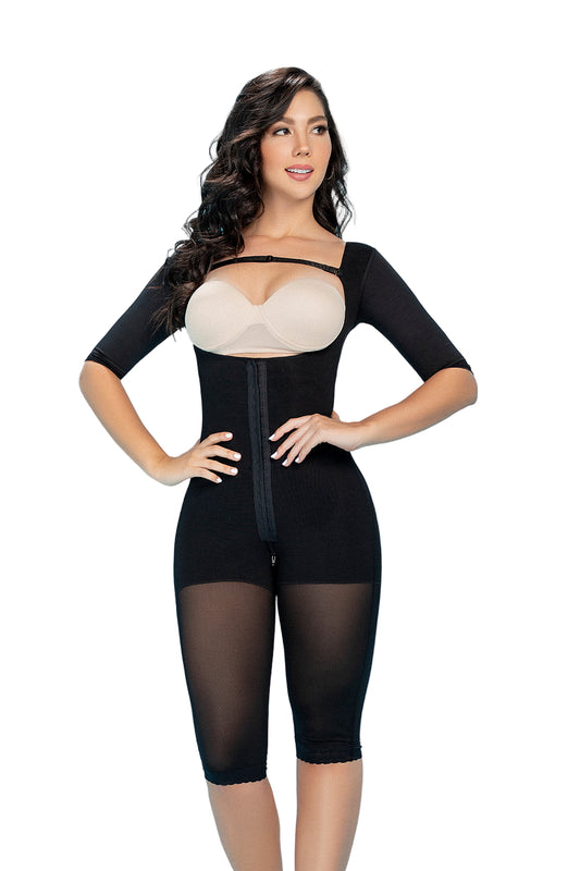 FAJA LARGA 068 - ALTA COMPRESIÓN, SENOS LIBRES Y MANGAS