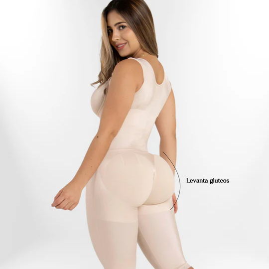 FAJA LARGA 062 - ALTA COMPRESIÓN, CON BRASIER FRONTAL DESPRENDIBLE
