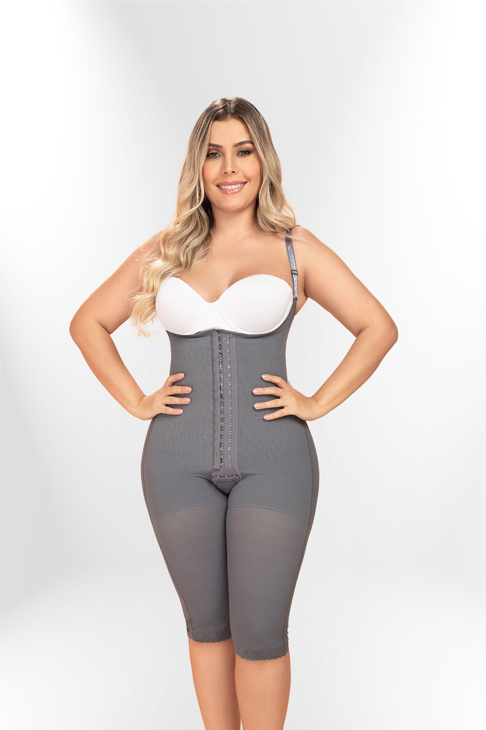 FAJA LARGA 076A LYCRA - ALTA COMPRESIÓN, TANGA PERINEAL, ESPALDA ALTA