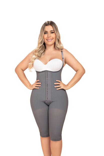 FAJA LARGA 076A LYCRA - ALTA COMPRESIÓN, TANGA PERINEAL, ESPALDA ALTA