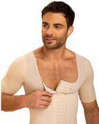 FAJA MASCULINA CORTA 084 - ALTA COMPRESIÓN, CON MANGAS