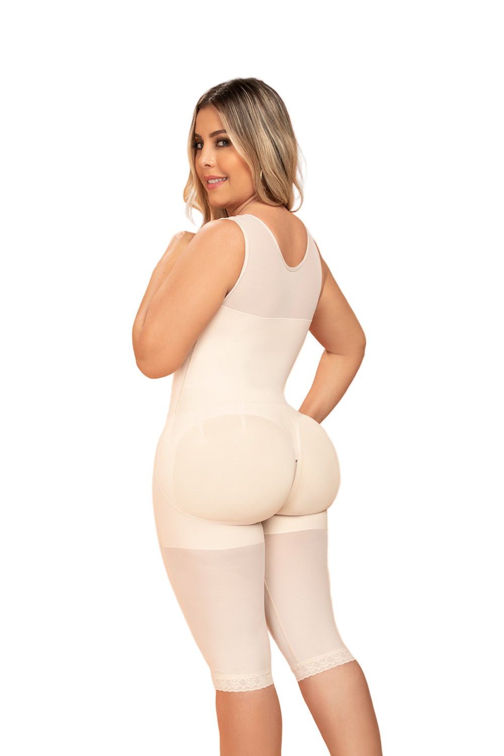 FAJA LARGA 093 - ALTA COMPRESIÓN, CON BRASIER Y ESPALDA CUBIERTA