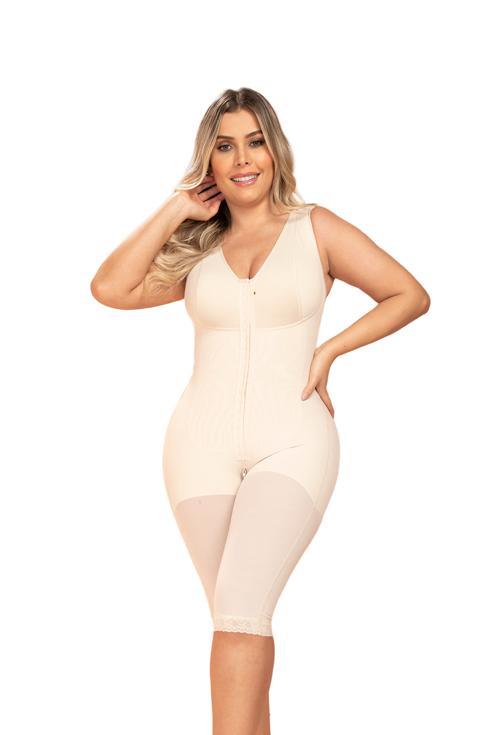 FAJA LARGA 093 - ALTA COMPRESIÓN, CON BRASIER Y ESPALDA CUBIERTA