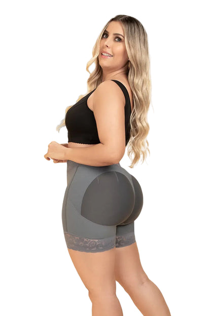 SHORT REFUERZO ABDOMINAL 037R - ALTA COMPRESIÓN, TALLA MEDIO